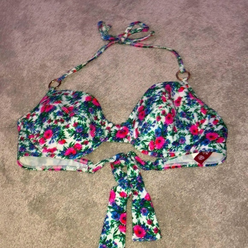 Guess Bikini Top‎ Underwire Women’s Large Floral